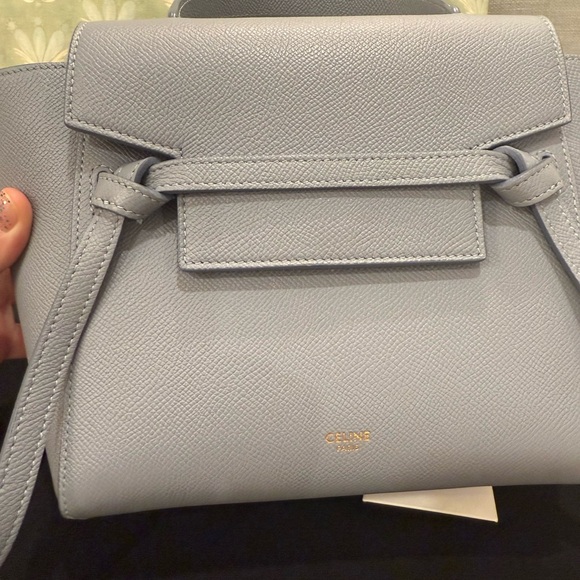 Celine Nano Belt Bag in Artic Blue - Picture 2 of 15